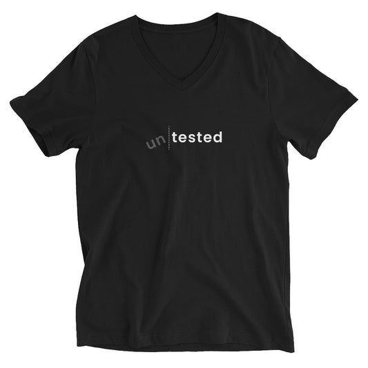 unTESTED — Unisex V-Neck T-Shirt